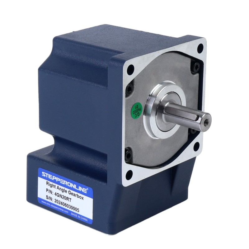 Gebürsteter 24V 60W 4,49Nm(635,84oz.in) 90RPM mit 20:1 rechtwinkligem Gleichstromgetriebemotor