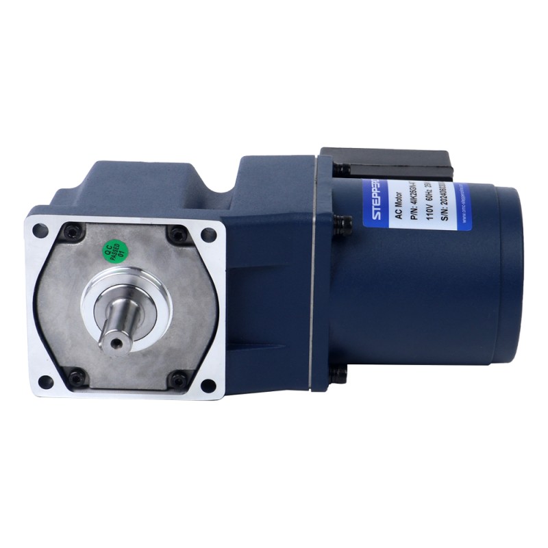 25W 110VAC 16,00Nm(2265,79oz.in) Rechtwinkliger Getriebe-Passfederwellen-Einphasen-Wechselstrom-Induktionsmotor