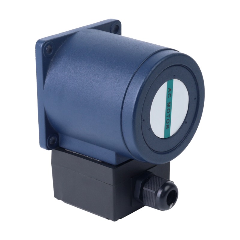25W 220VAC 50Hz 45RPM 4,04Nm(572,11oz.in) Flansch 80mm Einphasiger Wechselstrom-Induktionsmotor mit Stirnradgetriebe