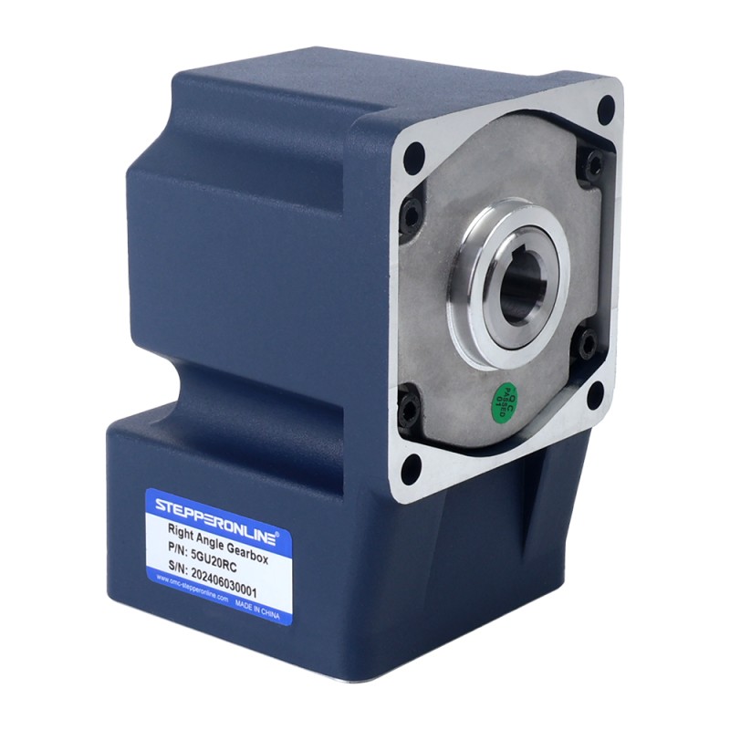 90W 220VAC 4,5-67,5RPM 9,30Nm(1316,97oz.in)  Einphasiger AC-Motor mit variabler Drehzahl und rechtwinkligem Getriebe