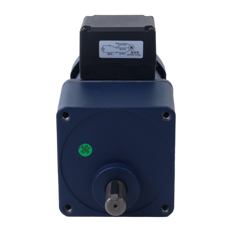 120W 220VAC 50Hz 45RPM 17,20Nm(2435,72oz.in) Flansch 90mm Einphasiger Wechselstrom-Induktionsmotor mit Stirnradgetriebe