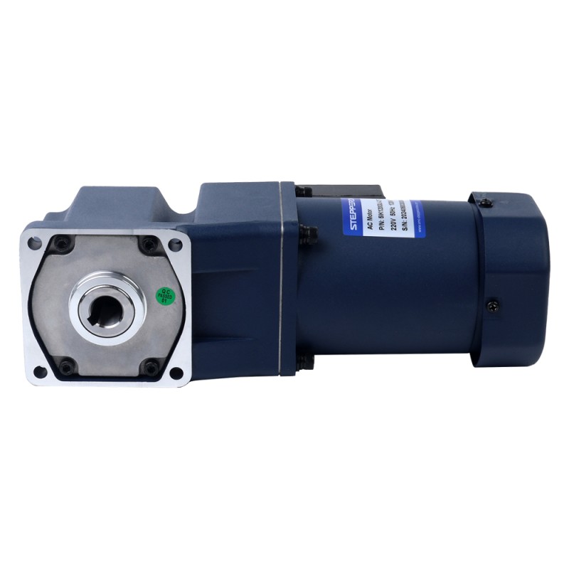 120W 220VAC 9,30Nm(1316,99oz.in)  Einphasiger Wechselstrom-Induktionsmotor mit rechtwinkligem Getriebe und Hohlwelle