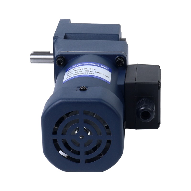 120W 220VAC 40,00Nm(5664,47oz.in)  Rechtwinkliger Getriebe-Passfederwellen-Einphasen-Wechselstrom-Induktionsmotor