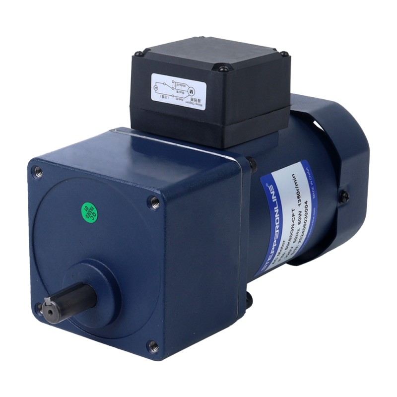 60W 110VAC 60Hz 103RPM 4,29Nm(607,51oz.in) Flansch 90mm Einphasiger Wechselstrom-Induktionsmotor mit Stirnradgetriebe