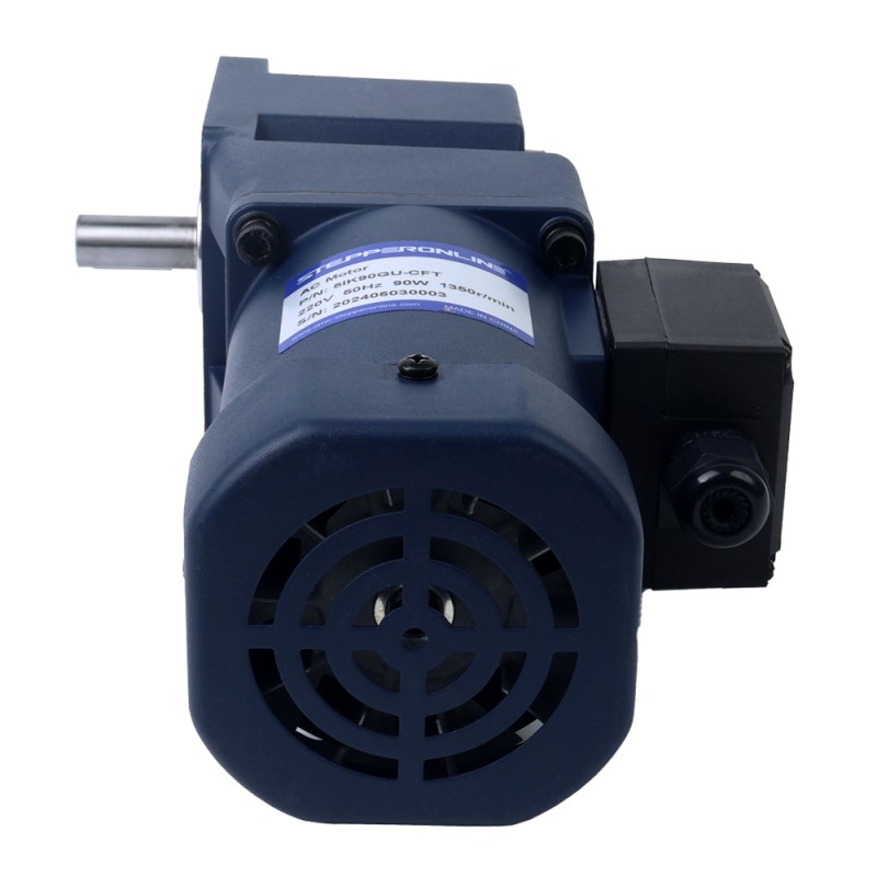 90W 110VAC 4,60Nm(651,41oz.in)  Rechtwinkliger Getriebe-Passfederwellen-Einphasen-Wechselstrom-Induktionsmotor