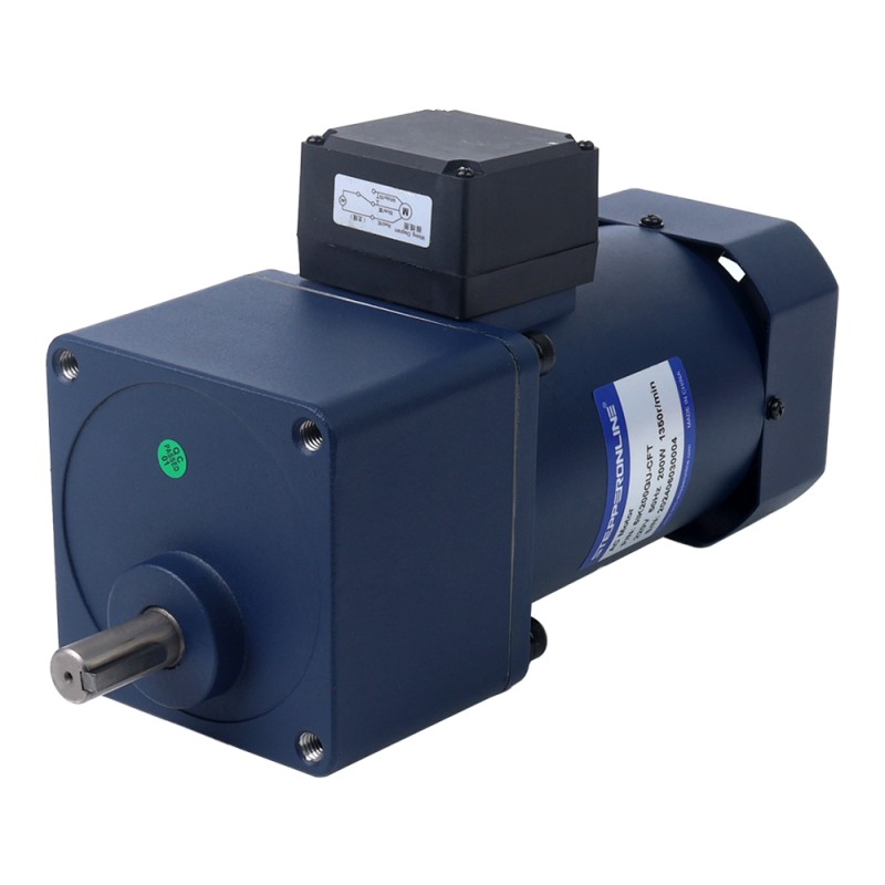 200W 220VAC 50Hz 270RPM 5,19Nm(734,96oz.in) Flansch 104mm Einphasiger Wechselstrom-Induktionsmotor mit Stirnradgetriebe