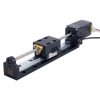 Nema 11 Schrittmotor-Linearantrieb mit Leitspindel 1,0A Hub 100mm 0.1Nm(14.16oz.in) Steigung 10,16mm(0,4") mit Sensor