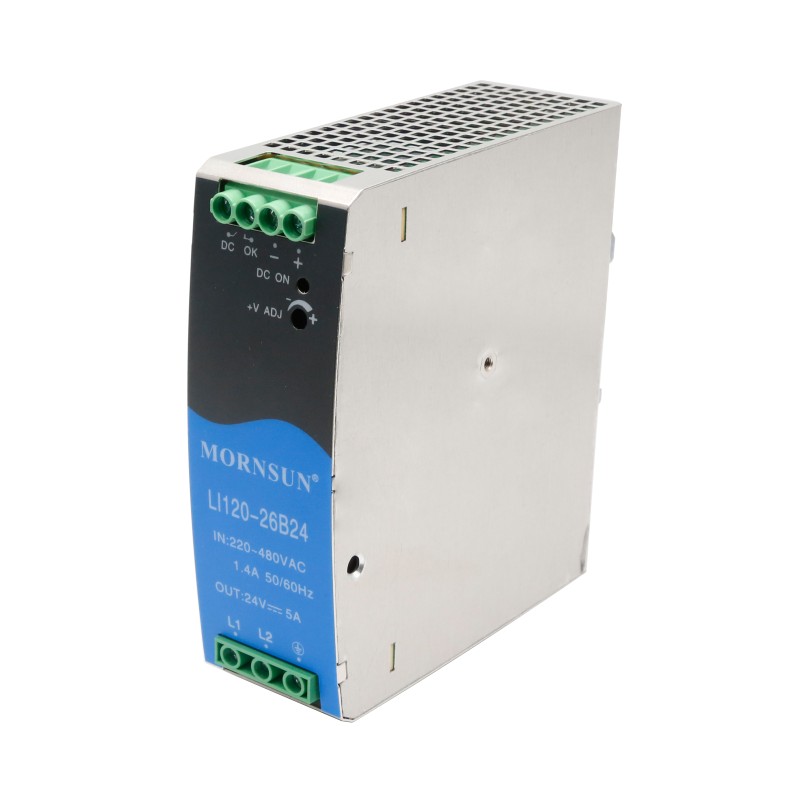 120W 12V 10.0A 180-600VAC/254-848VDC DIN-Schienen-Schaltnetzteil
