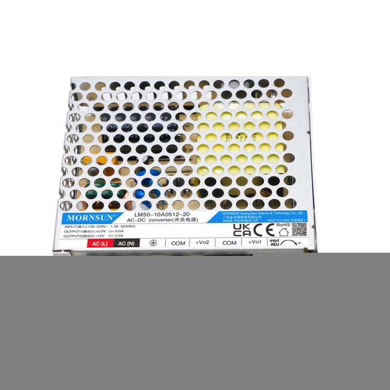 50W 5V/6.0A 12V/2.0A 85-264VAC/120-370VDC Schaltnetzteil