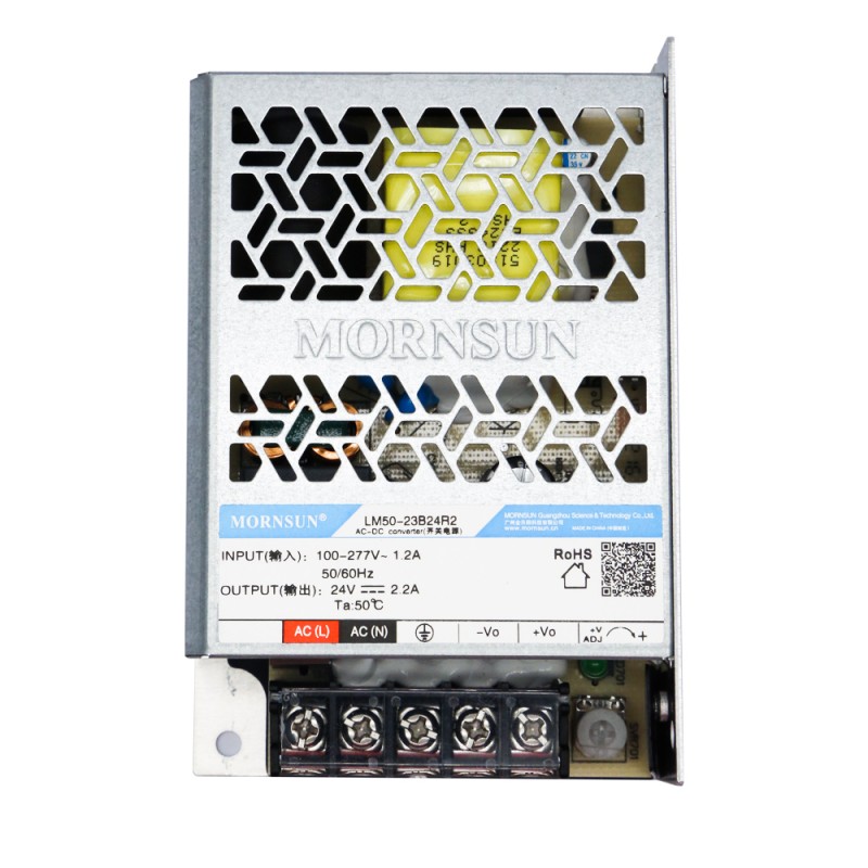 50W 24V 2.2A 80-305VAC/100-430VDC Schaltnetzteil