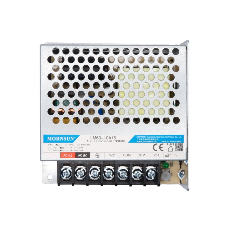 60W 15V -15V/2.0A 2.0A 85-264VAC/120-370VDC Schaltnetzteil