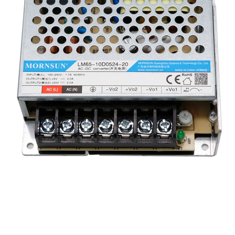 65W 5V/4.0A 24V/2.0A 90-264VAC/120-370VDC Schaltnetzteil