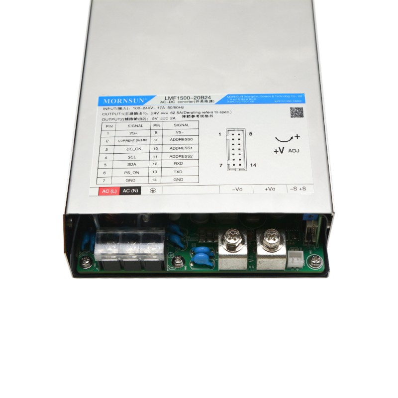 1500W 54V 28.0A 85-264VAC/120-370VDC Schaltnetzteil mit PFC-Funktion