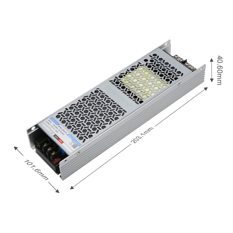 350W 24V 14.6A 85-305VAC/120-430VDC Schaltnetzteil mit PFC-Funktion