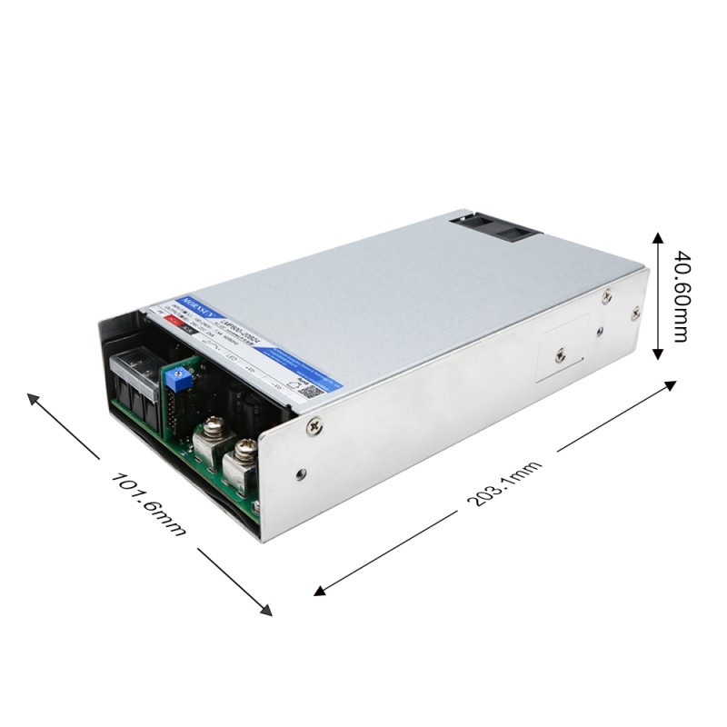 600W 15V 40.0A 80-277VAC/110-390VDC Schaltnetzteil mit PFC-Funktion