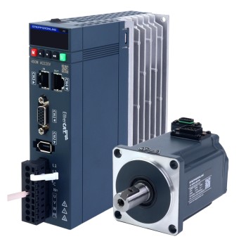 400-W-EtherCAT-AC-Servomotor-Kit der A6-Serie, 3000rpm, 1,27Nm, 17-Bit-Absolutwertgeber IP67