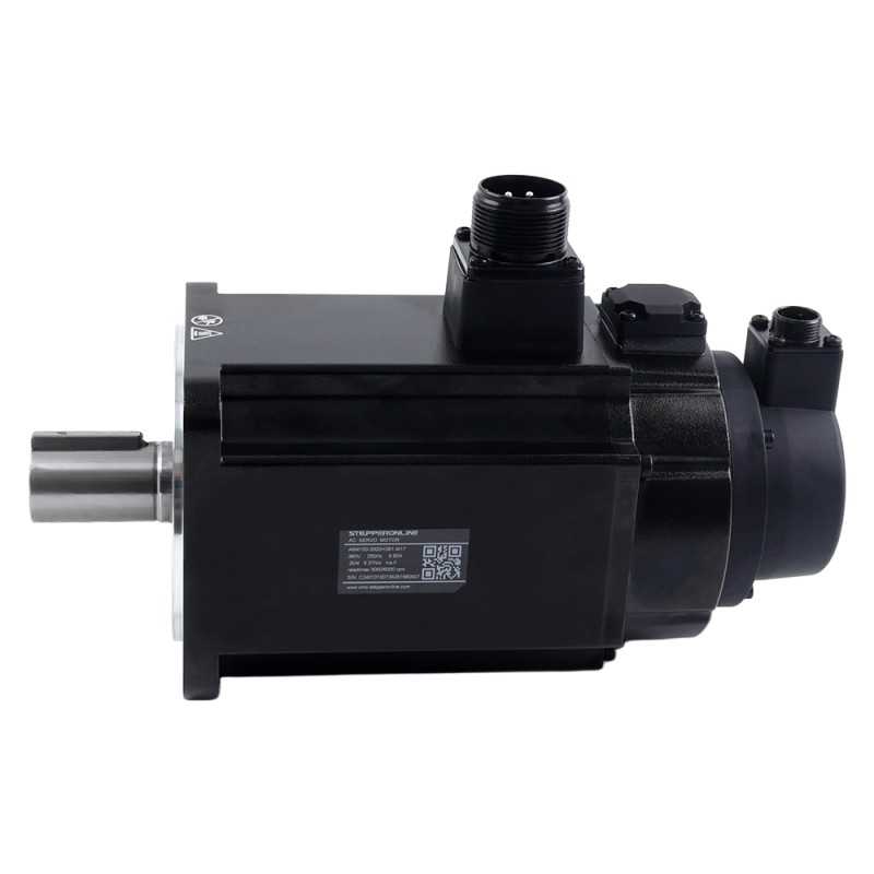 A6 Serie 2000W EtherCAT AC Servomotor Kit 3000rpm 6,37Nm mit Bremse 17-Bit Absolutgeber IP67 - A6-EC2000H3B1-M17 | StepperOnline