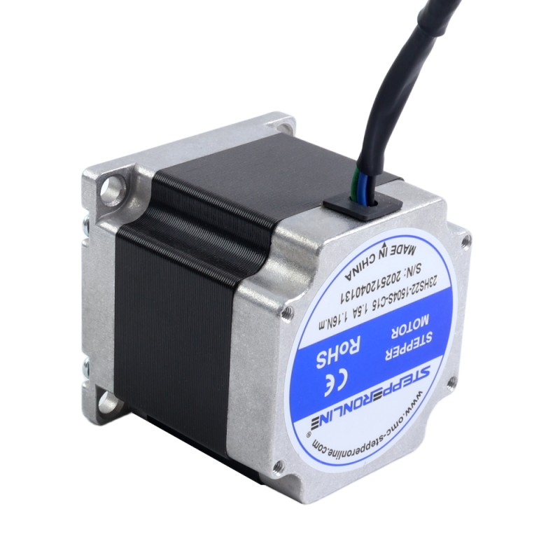 Nema 23 Schrittmotor Bipolar 1,8° 1,16Nm (164,3oz.in) 1,5A 57x57x56mm mit 762mm Kabel und Molex-Stecker - 23HS22-1504S-C15 | StepperOnline