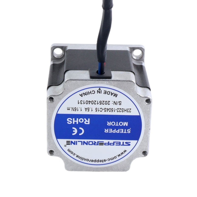Nema 23 Schrittmotor Bipolar 1,8° 1,16Nm (164,3oz.in) 1,5A 57x57x56mm mit 762mm Kabel und Molex-Stecker - 23HS22-1504S-C15 | StepperOnline