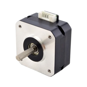 E Serie Nema 17 Bipolar 1,8 Grad 17Ncm(24,07 oz.in) 1A 42x42x23 mm 4 Drähte