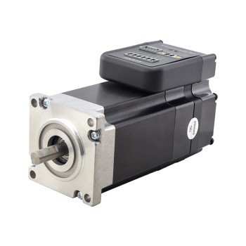 NEMA 23 integrierter einfacher Servomotor 130W 3000rpm 0,45Nm(63,73oz.in) 20–50VDC kurzeWelle