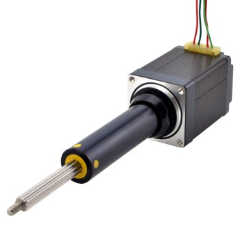 NEMA 11 CaptiveAcme Linearer Motor 1.0A 46mm Stapel Führen 5.08mm(0.2") Reiseentfernung 50.8mm