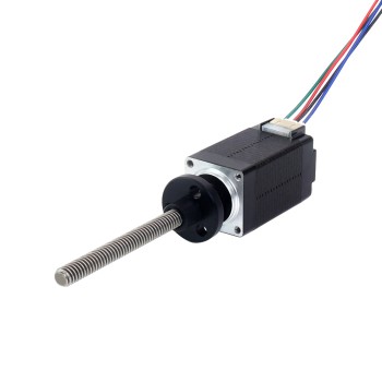 Externer trapezförmiger linearer Schrittmotor Nema 8, 0,6A, 38mm Stapelschraubensteigung, 2mm(0,07874")