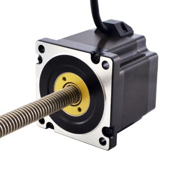NEMA 34 Non-Captive Acme Linear-Schrittmotor 5.5A 76mm Stapelschraube Spindelsteigung 6.35mm(0.25") Leitungslänge 300mm