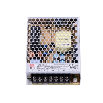LRS-100-3.3 MEANWELL 66W 3,3VDC 20A 115/230VAC Geschlossenes Schaltnetzteil