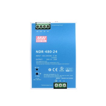 NDR-480-24 MEANWELL 480W 24VDC 20A 115/230VAC DIN-Schienen-Netzteil