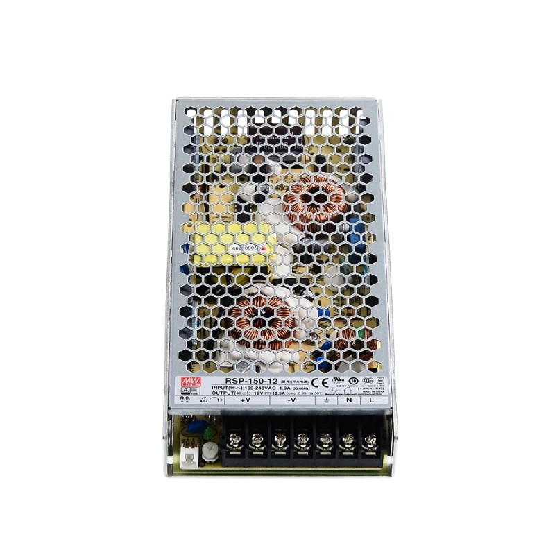 RSP-150-12 MEANWELL 150W 12VDC 12,5A 115/230VAC Einzelausgang mit PFC-Funktion
