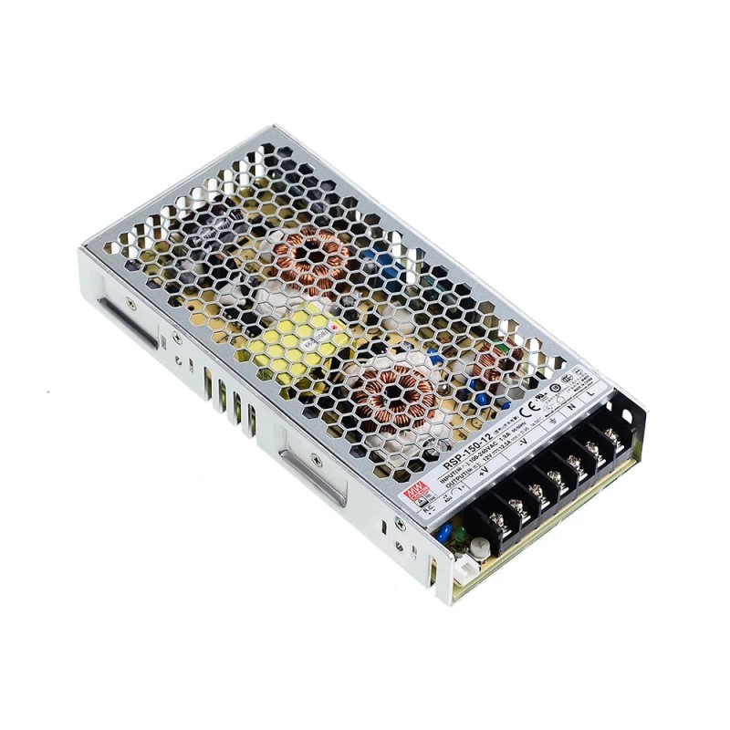 RSP-150-12 MEANWELL 150W 12VDC 12,5A 115/230VAC Einzelausgang mit PFC-Funktion