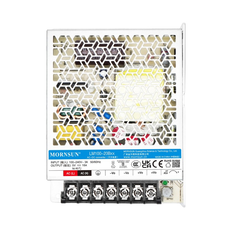 100W 5V 18.0A 85-264VAC/120-370VDC Schaltnetzteil