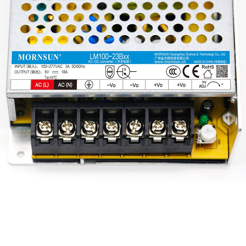 100W 24V 4.5A 85-305VAC/120-430VDC Schaltnetzteil
