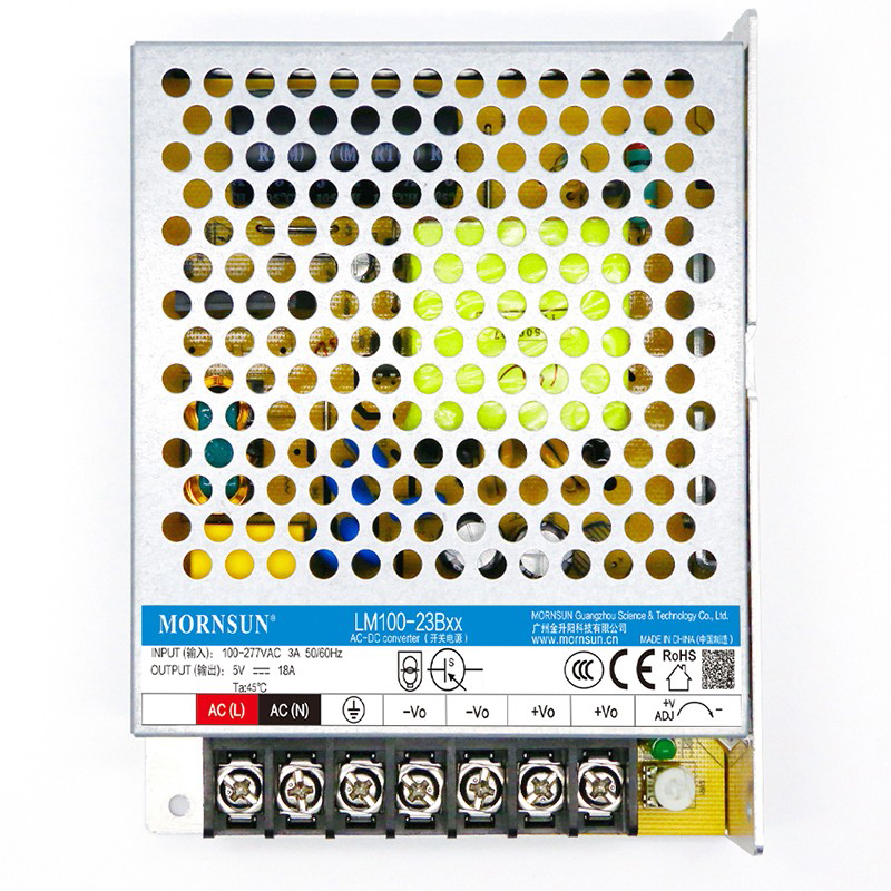 100W 24V 4.5A 85-305VAC/120-430VDC Schaltnetzteil