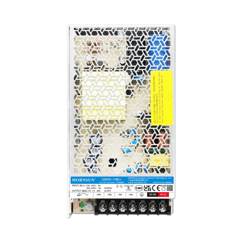 200W 5V 30.0A 90-132VAC/180-264VAC/240-370VDC Schaltnetzteil