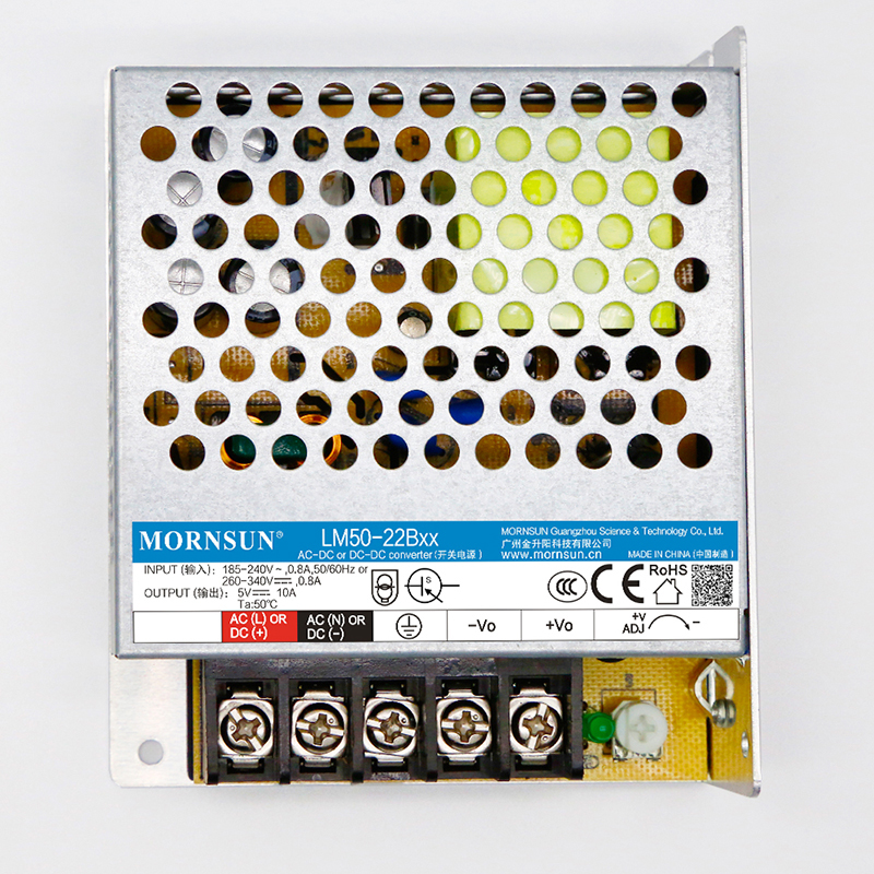 50W 5V 10.0A 165-264VAC/180-373VDC Schaltnetzteil