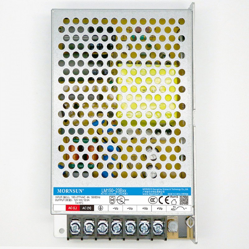 150W 24V 6.5A 85-305VAC/120-430VDC Schaltnetzteil