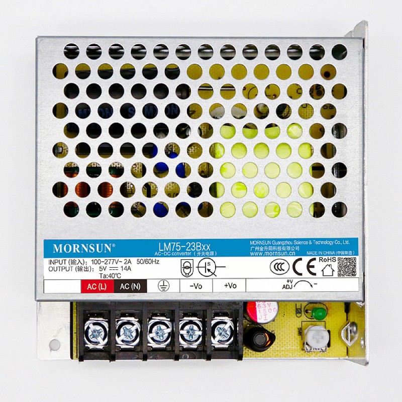 75W 12V 6.0A 85-305VAC/120-430VDC Schaltnetzteil