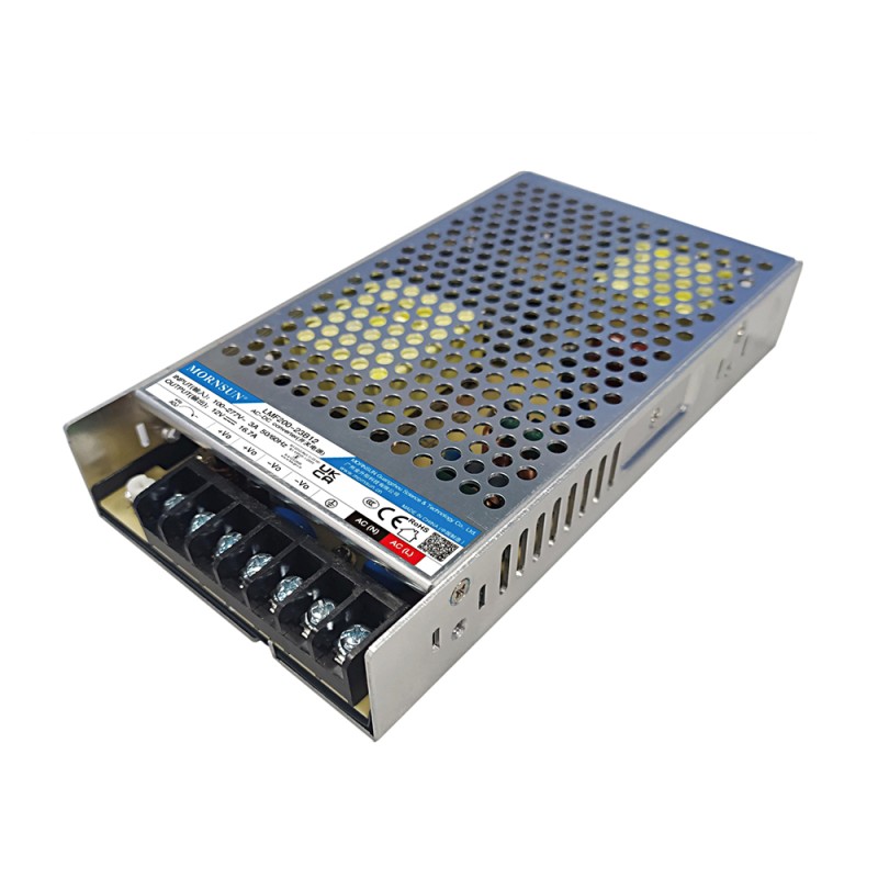 200W 24V 8.4A 85-305VAC/120-430VDC Schaltnetzteil mit PFC-Funktion