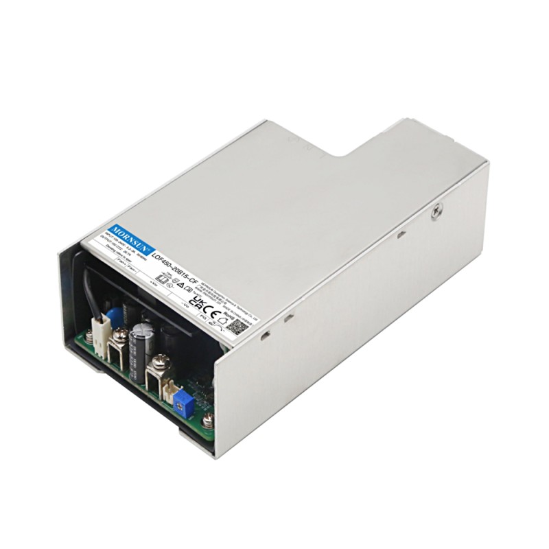 450W 24V 18.75A 90-264VAC/127-370VDC Schaltnetzteil mit PFC-Funktion und Zwangskühlung