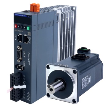 A6-Serie 400W STO Safe Torque Off EtherCAT AC Servomotor-Kit 3000rpm 1,27Nm mit Bremse 17-Bit Absolutgeber IP67