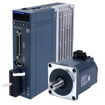 A6-Serie 400W RS485 AC-Servomotor-Kit, 3000rpm, 1,27Nm, 17-Bit-Absolutwertgeber IP67