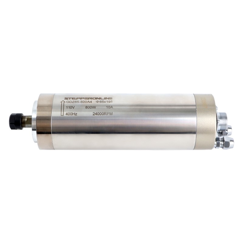 CNC-Spindelmotor, wassergekühlt, 110 V, 800 W, 24.000 U/min, 400 Hz, ER11-Spannzange