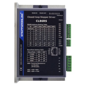 Modbus RS485 Closed Loop Schrittmotortreiber 2.1-8.0A 30-110VDC oder 18-80VAC