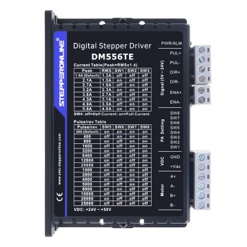 TE-Serie Digitaler Schrittmotor-Treiber 1,8-5,6A 24-50VDC für Nema 23, 24, 34 Motoren
