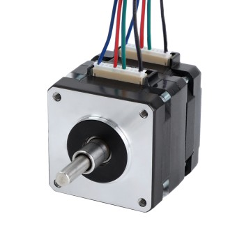 Nema 16 Motor hohler und massiverWelle, bipolar 1,8Grad, 8Ncm(11,33oz.in) 0,3A, 39x39x40mm 4Drähte