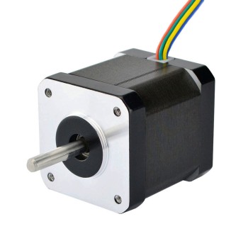 Doppelwelle Nema 17 Unipolar 0.9deg 32Ncm(45.3oz.in) 0.4A 42x42x48mm 6 Drähte