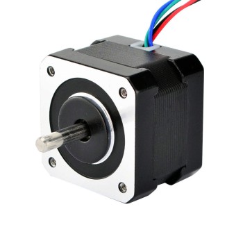 Doppelwelle Nema 17 Bipolar 1.8deg 26Ncm(36.82oz.in) 0.4A 42x42x34mm 4 Drähte