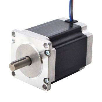 Nema 23 Schrittmotor 1.9Nm(269oz.in) mit 9mm Welle fürNmRV30 Schneckenrad Untersetzungsgetriebe